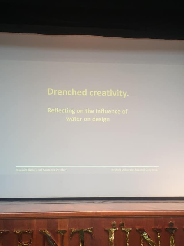 image 34 from International Symposium of Design for Living with Water event speakers speaking about Design for Living with Water
