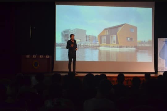 image 46 from International Symposium of Design for Living with Water event speakers speaking about Design for Living with Water